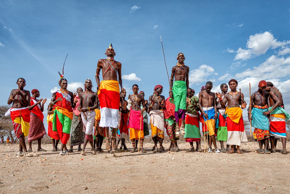 African Tribal Ceremony by Jeffrey C. Sink — canvas wall art