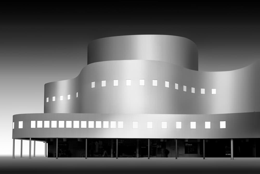 Sleek Modern Architecture by jordiegeatorrent — canvas wall art
