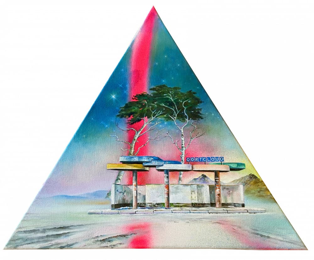 Abandoned Cosmic Station by Anne Wölk — canvas wall art