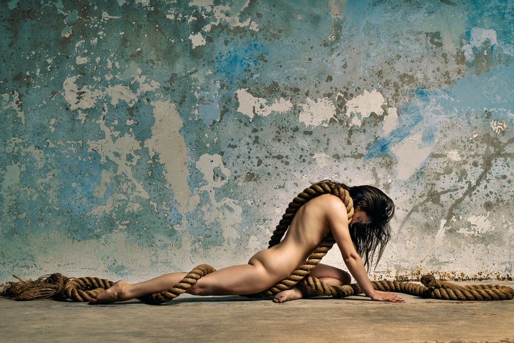 Bound Woman's Form by Ray Fritz — canvas wall art