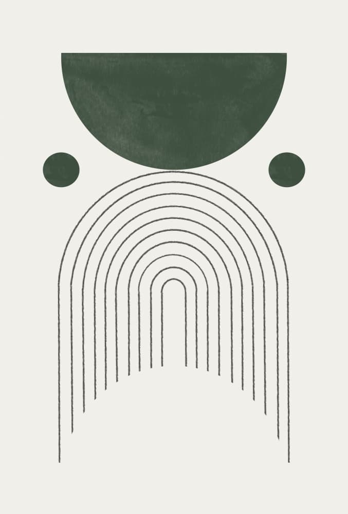 Geometric Harmony by THE MIUUS STUDIO — canvas wall art