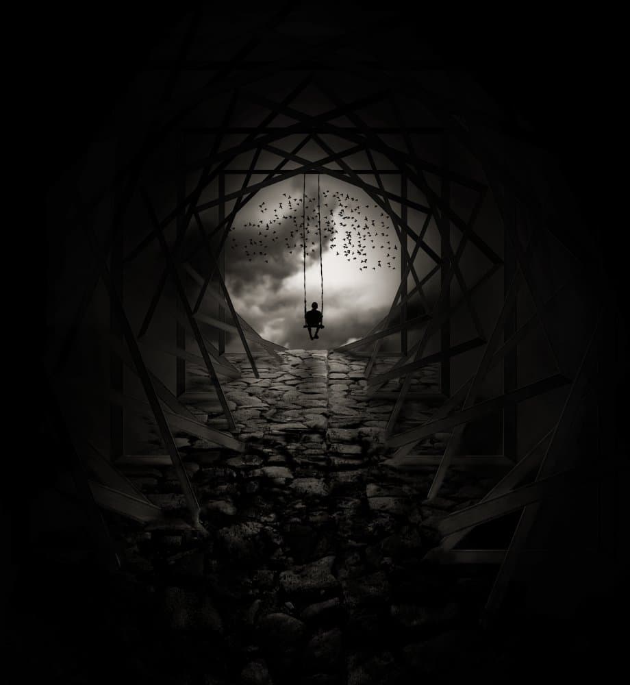 Lonely Swing Dream by Hadi Malijani (Malenjani) — canvas wall art