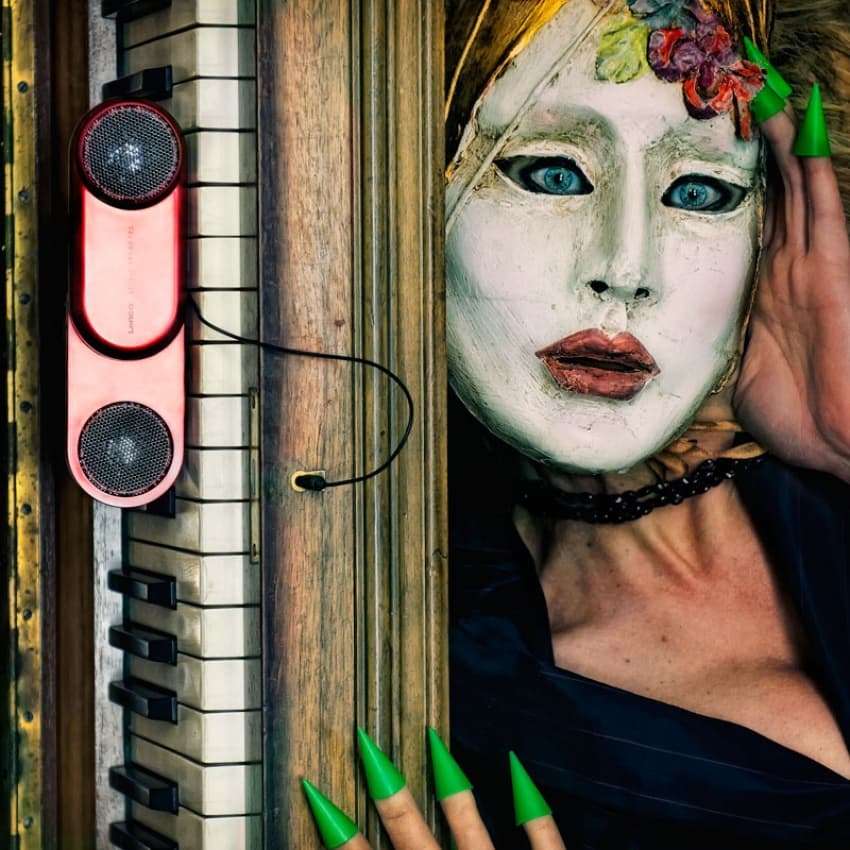 Venetian Mask Music by ambra — canvas wall art