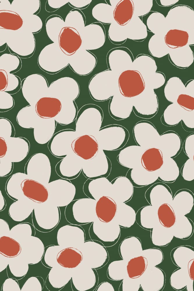 Floral Harmony by Treechild — canvas wall art