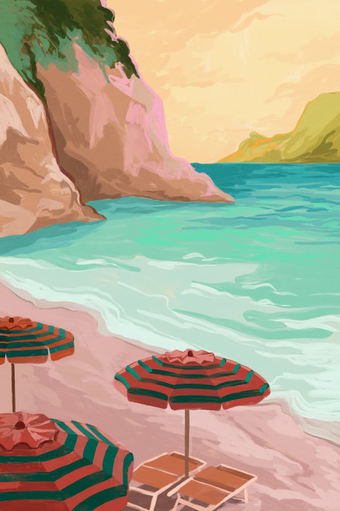 Tropical Holiday by Goed Blauw — canvas wall art