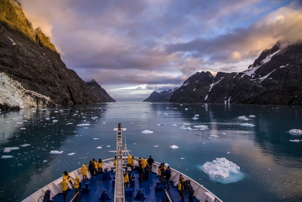 Arctic Fjord Adventure by Raymond Ren Rong Liu — canvas wall art