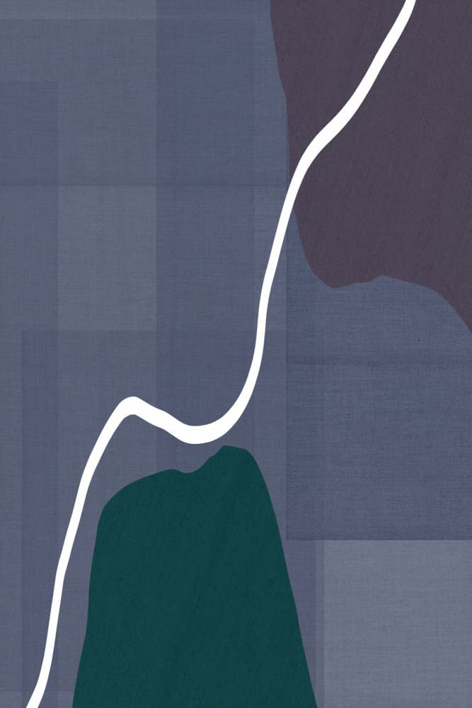 Modern Serene Landscape by cartissi — canvas wall art