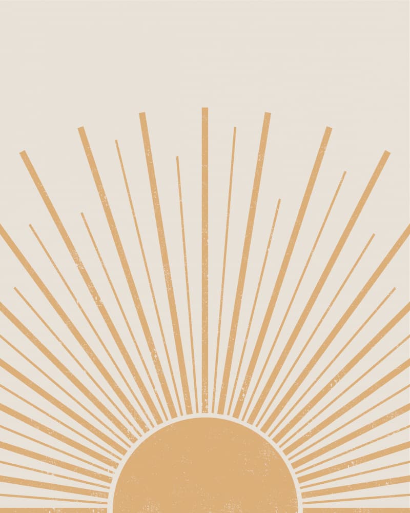 Golden Sun Rays by Natasha Playell — canvas wall art