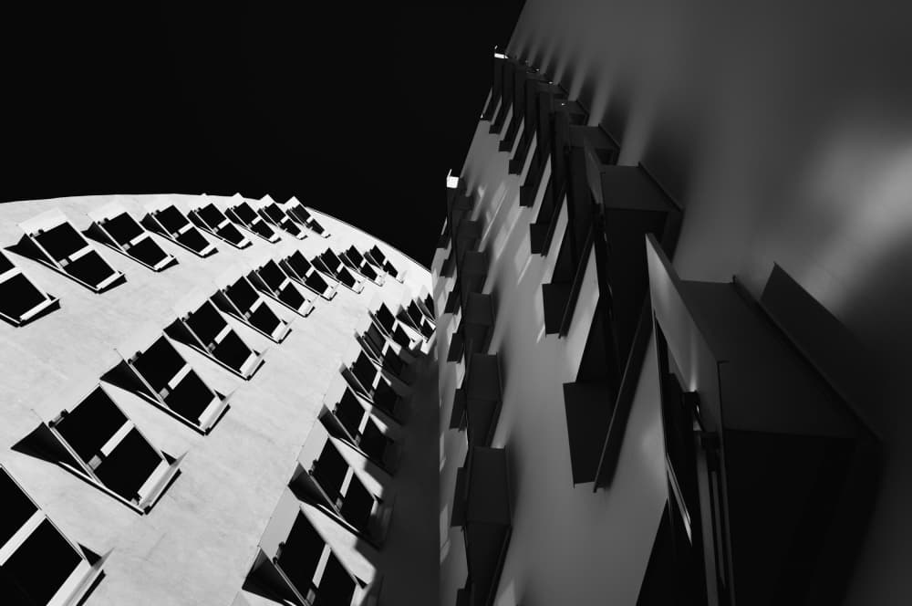 Modern Architectural Shadows by Greetje van Son — canvas wall art