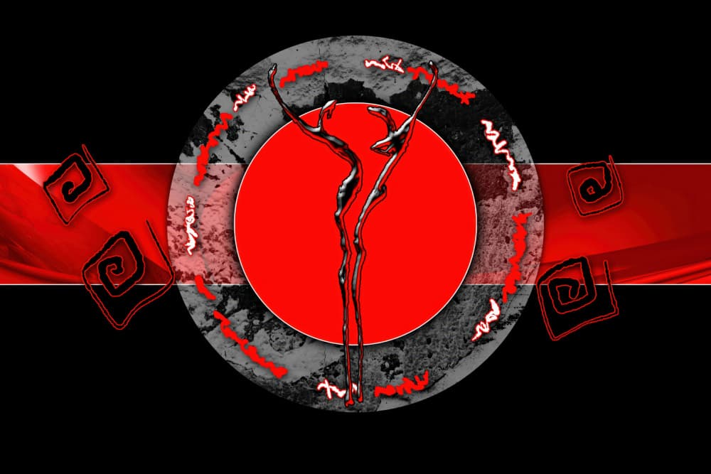 Passionate Dance Figures by Rafal Kulik — canvas wall art
