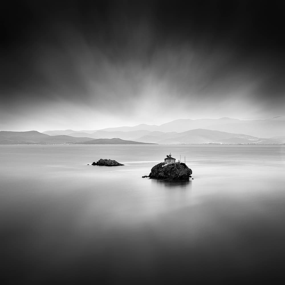 Solitary Island Serenity by George Digalakis — canvas wall art
