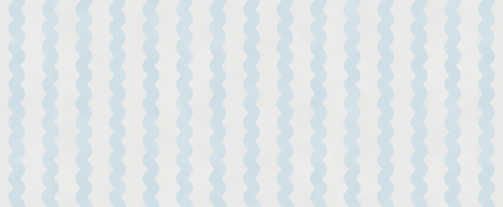 Soft Blue Wavy Stripes by Vitor Costa — canvas wall art