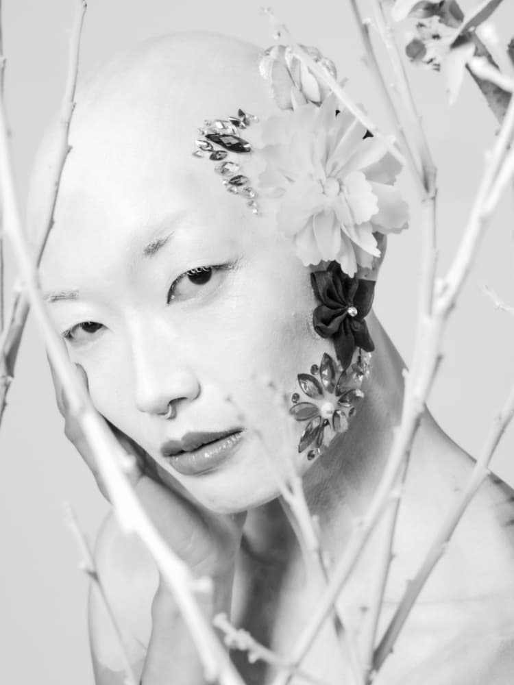 Ethereal Floral Portrait by Svetlana Kirzh — canvas wall art
