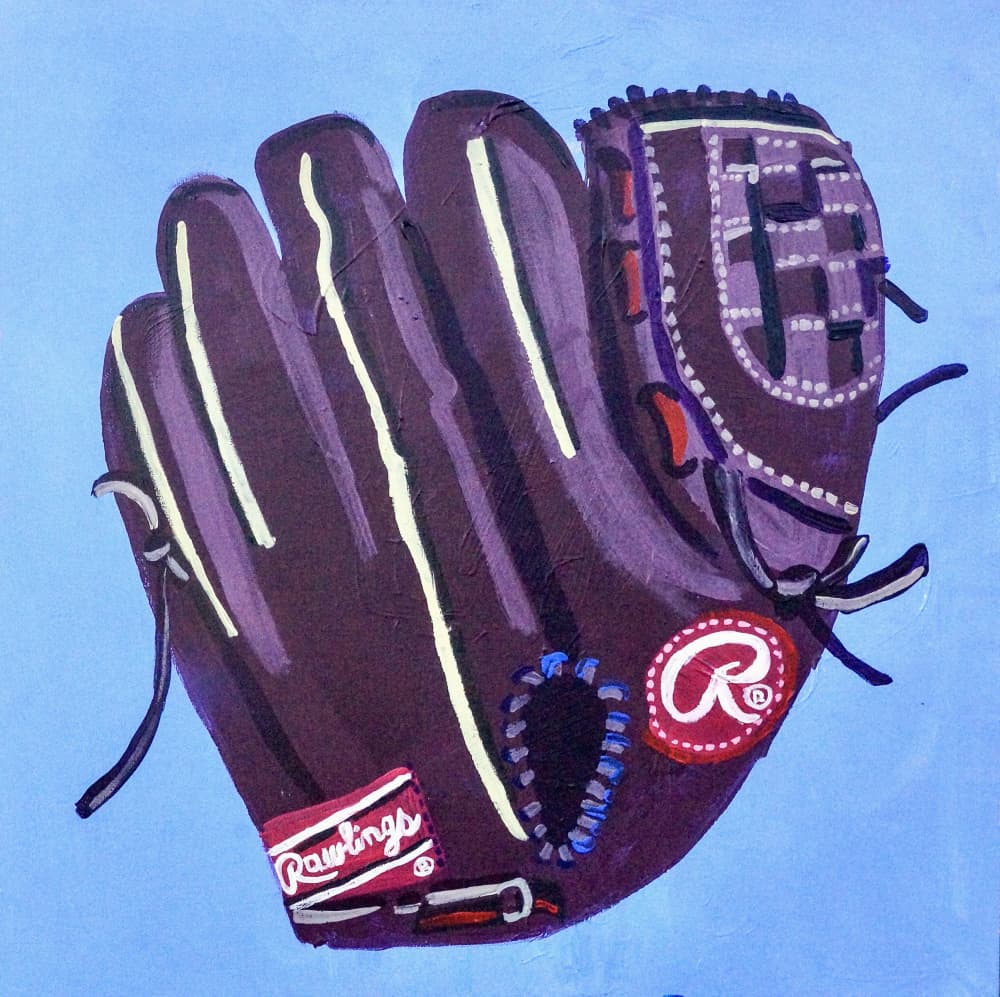 Classic Baseball Glove by Steve Spencer — canvas wall art