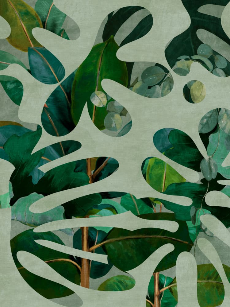Leaves More 10 Kopie by Ana Rut Bre — canvas wall art