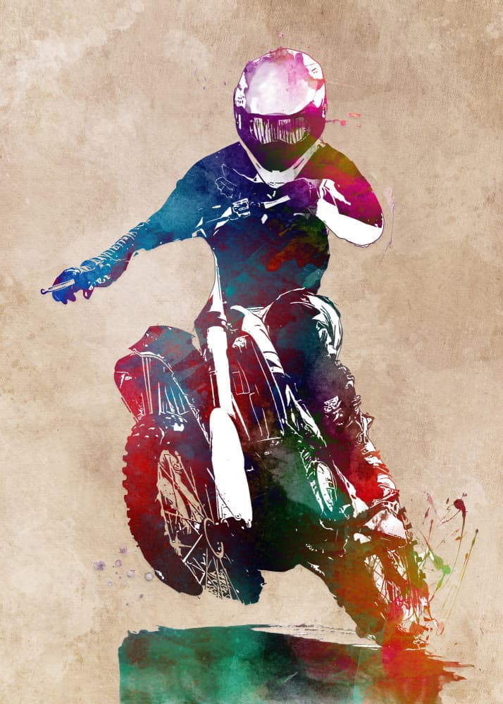 Motor Sport Art 8 by Justyna Jaszke — canvas wall art