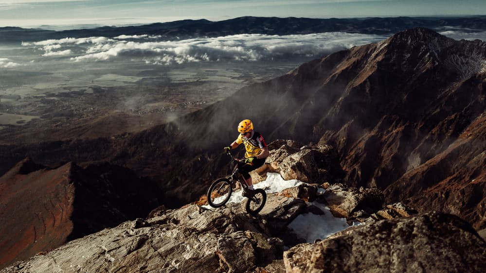 Summit Bike Adventure by Martin Krystynek MQEP — canvas wall art