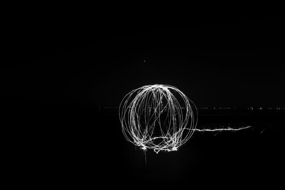 Glowing Light Orb by Lynann Colligan — canvas wall art