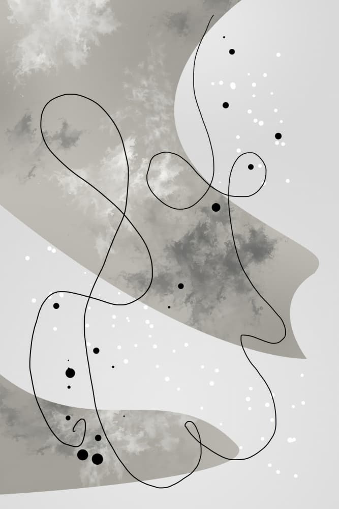 Muted Abstract Flow by Rafal Kulik — canvas wall art