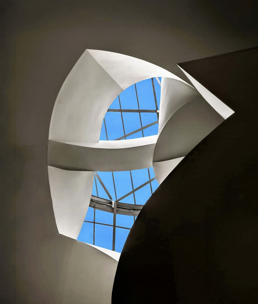 Architectural Curves Sky by Arnon Orbach — canvas wall art