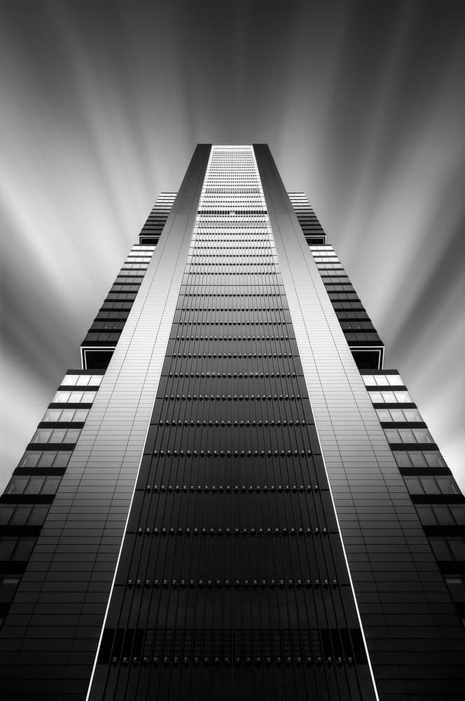 Modern City Skyscraper by Juan López Ruiz — canvas wall art