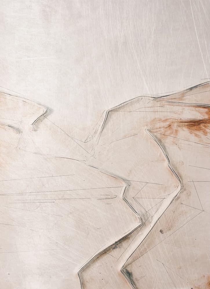 Geometric Desert Landscape by Alma — canvas wall art