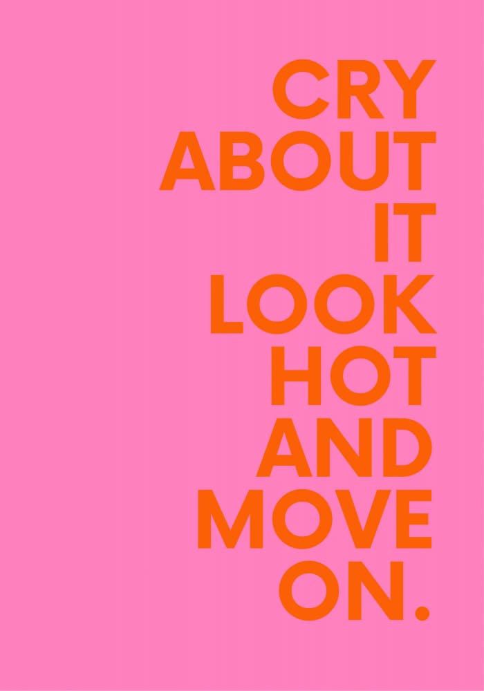 Cry Look Hot Move On by Athene Fritsch — canvas wall art