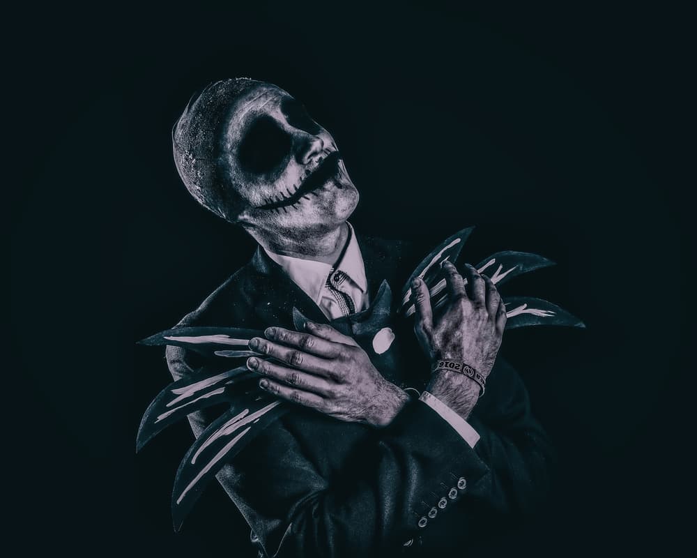 Gothic Skeleton Portrait by Anders Samuelsson — canvas wall art