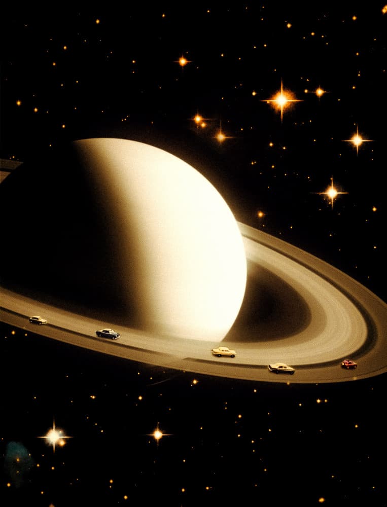 Saturn Riders II by Taudalpoi — canvas wall art