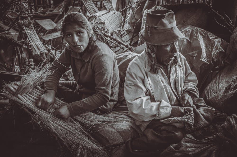 Traditional Broom Makers by Koji Morishige — canvas wall art