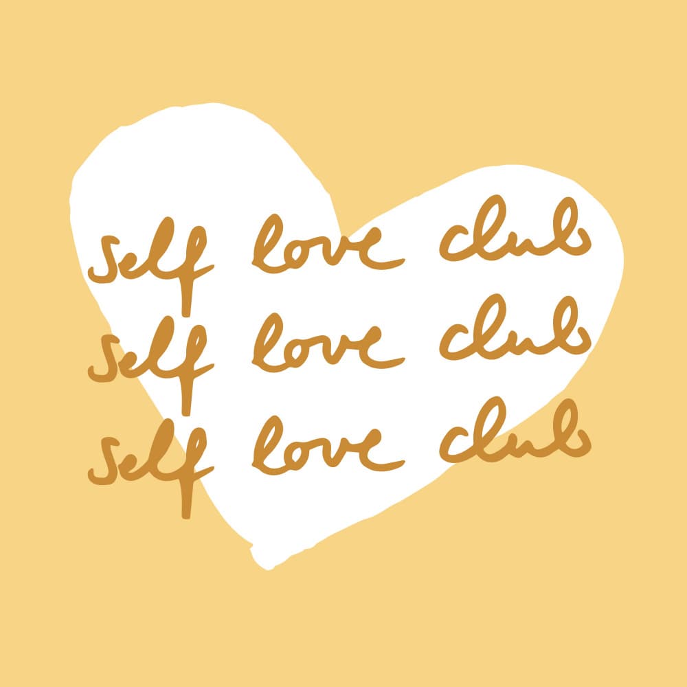 Self Love Club by Studio Memb — canvas wall art