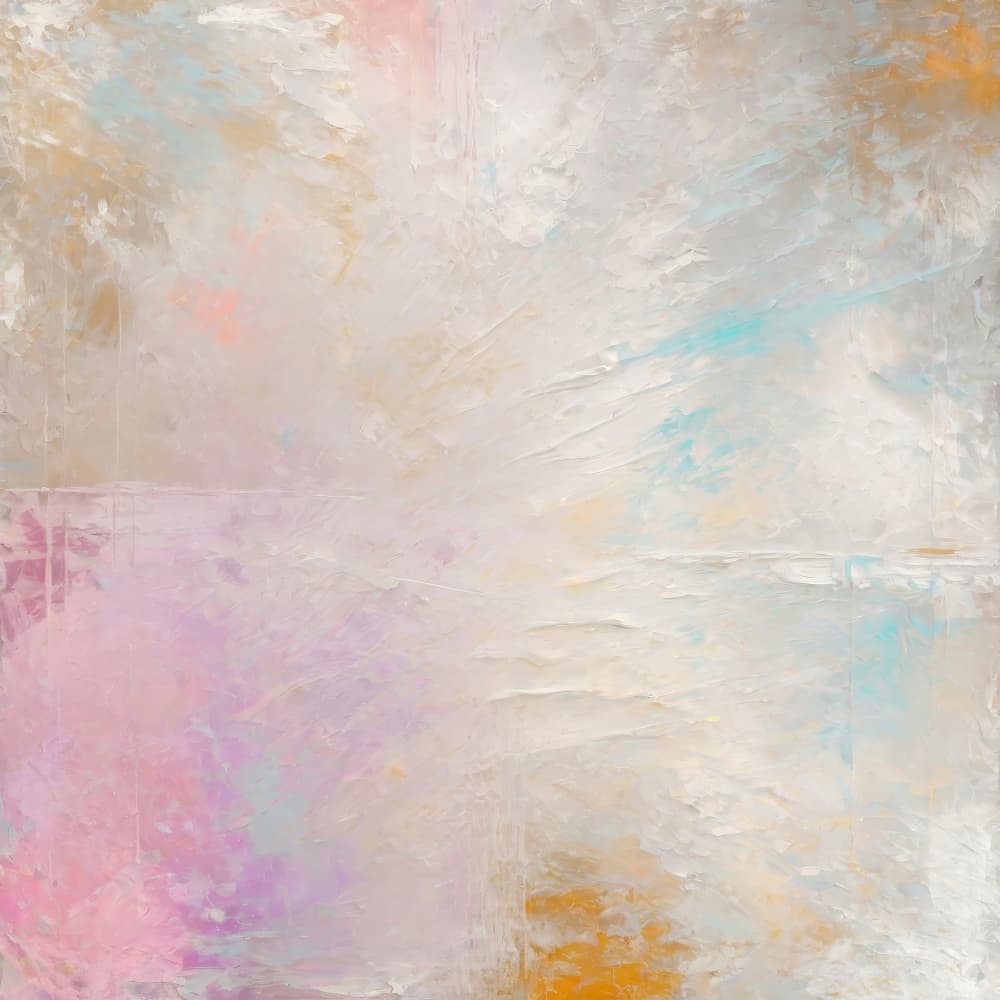 Soft Pastel Abstraction by Alpenglow Workshop — canvas wall art