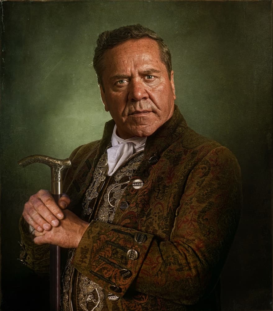 Historical Gentleman Portrait by Svetlana Melik-Nubarova — canvas wall art