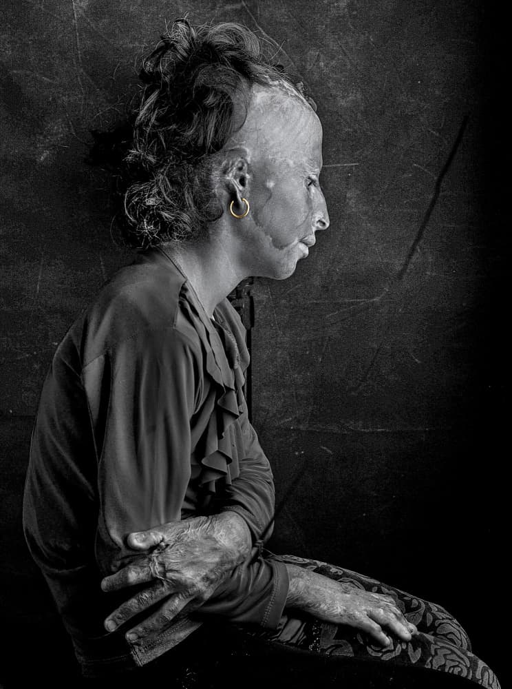 Resilient Woman Profile by Abbas Arabzadeh — canvas wall art