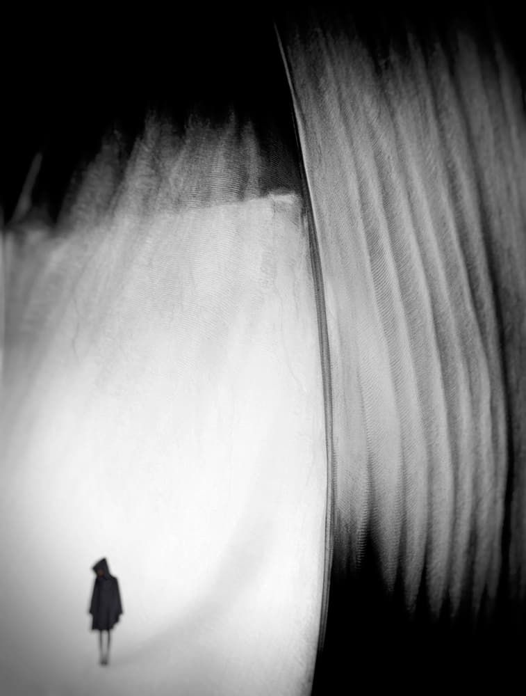 Mysterious Solitary Figure by Jeffrey Hummel — canvas wall art