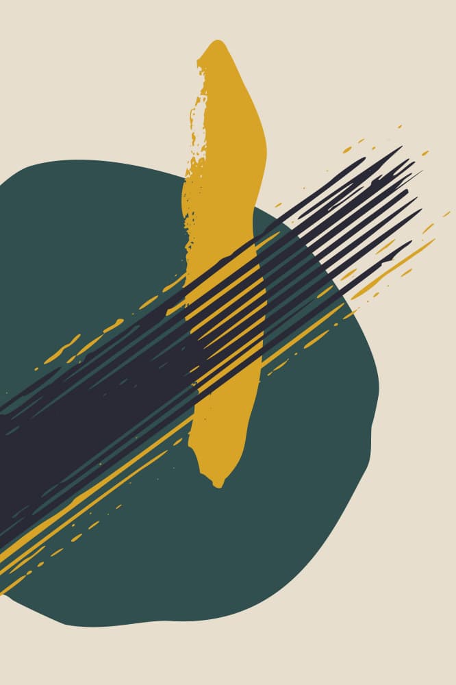 Bold Abstract Strokes by Anna Rose — canvas wall art