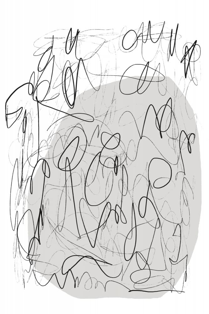 Chaotic Whirlwind by uplusmestudio — canvas wall art