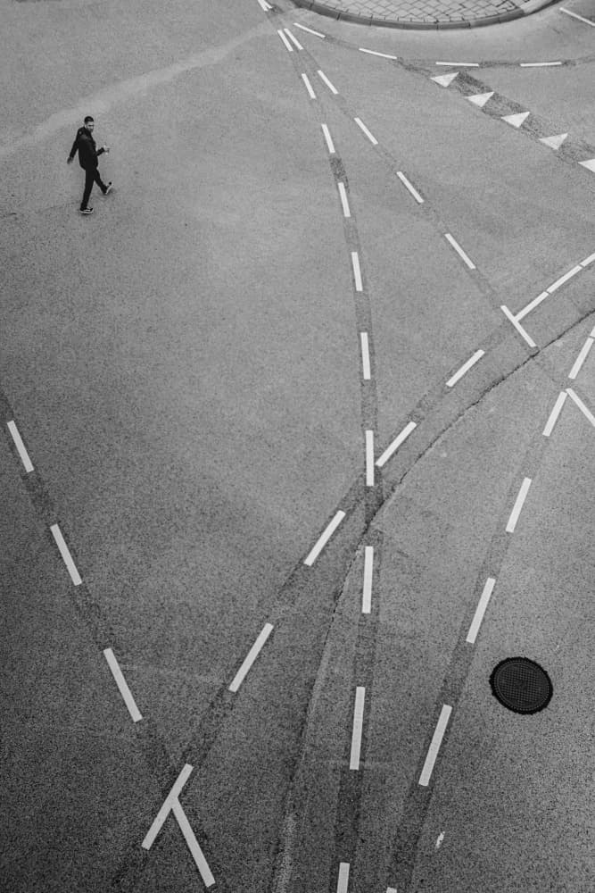 Urban Lines Walk by Fernando Coelho — canvas wall art