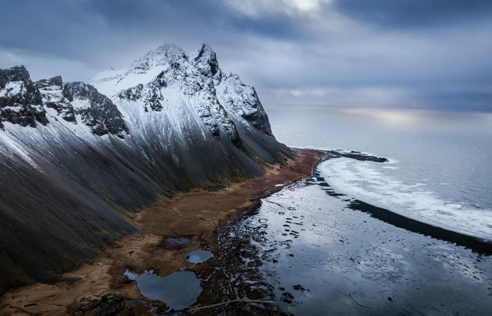 Dramatic Winter Coast by Wei (David) Dai — canvas wall art