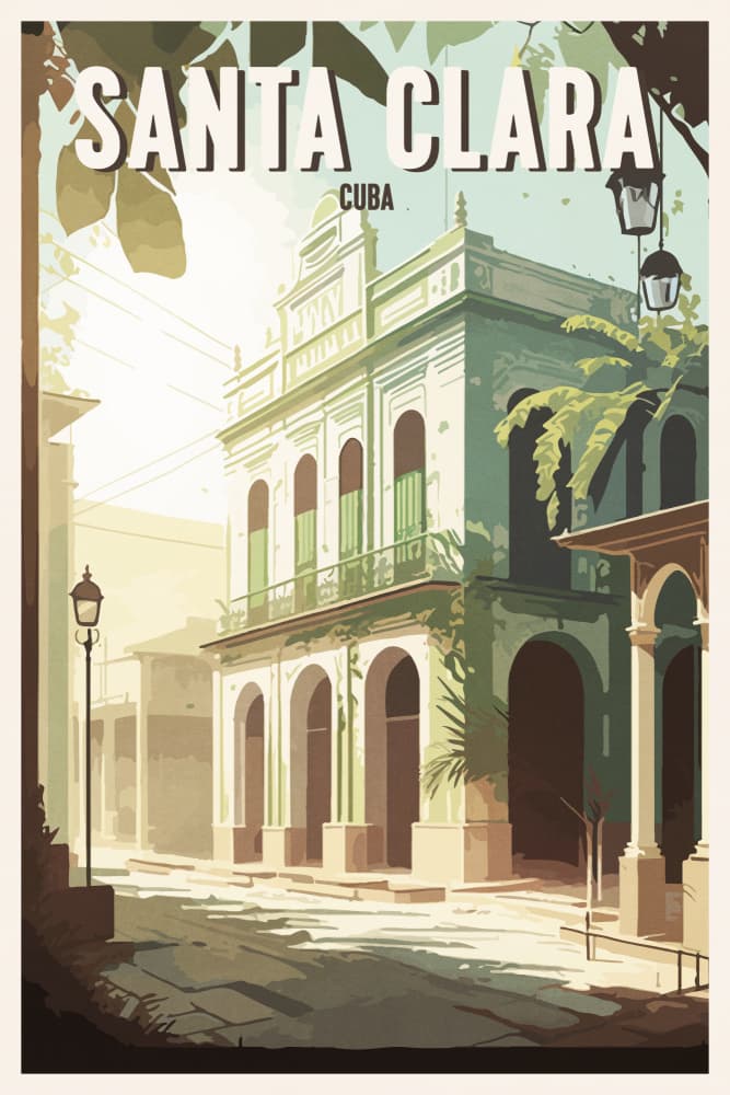 Santa Clara Sunny Street by thomas chedeville — canvas wall art