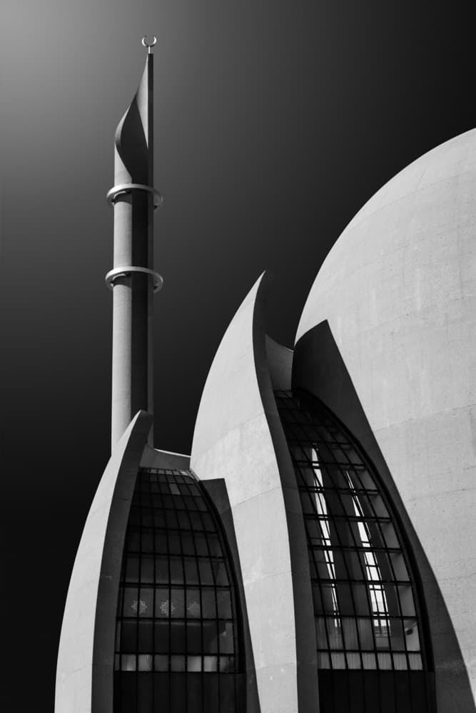 Modern Mosque Minaret by Rolf Endermann — canvas wall art