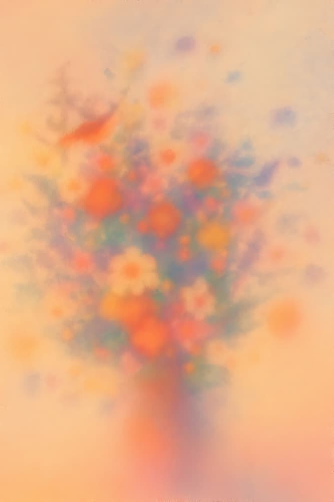 Amber Glow Bouquet by Frida Floral Studio — canvas wall art