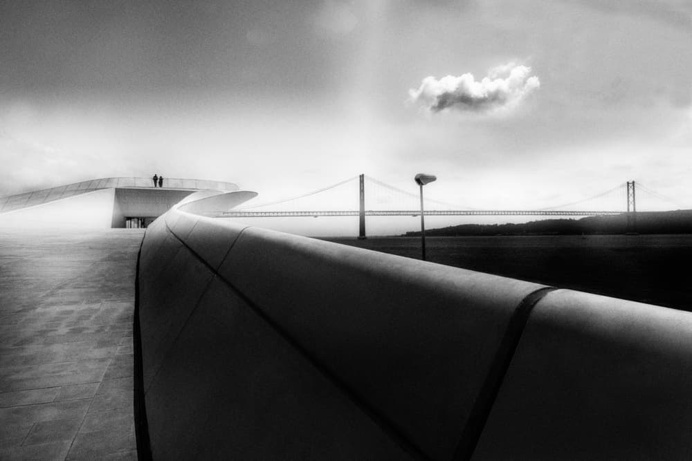 Modern Bridge View by Olavo Azevedo — canvas wall art