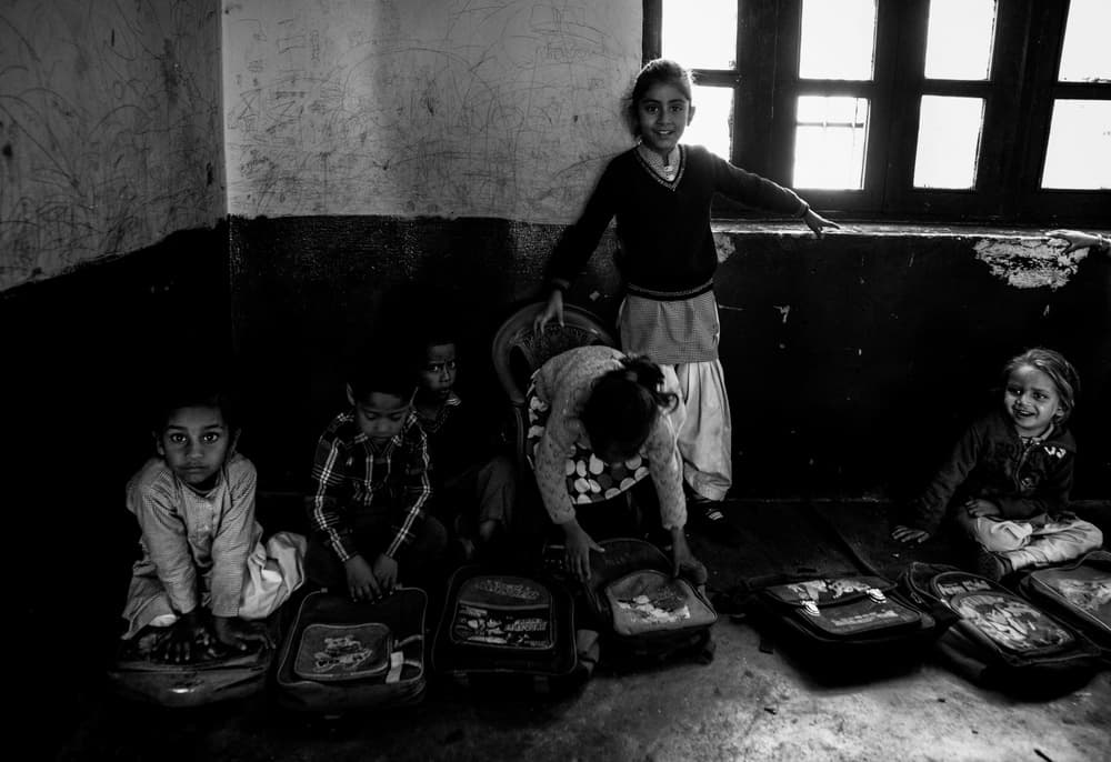 School Children Smiles by Joxe Inazio Kuesta Garmendia — canvas wall art