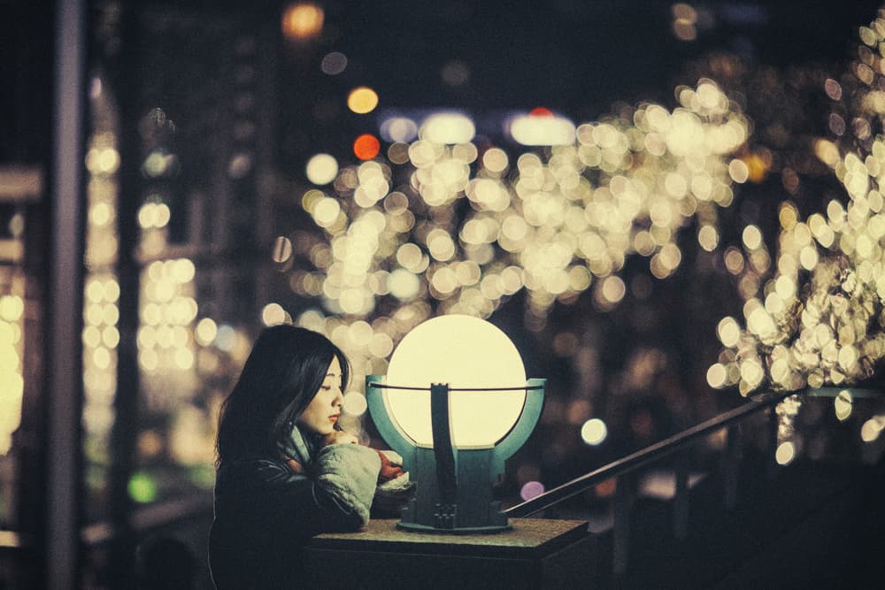Pensive Night Light by Daisuke Kiyota — canvas wall art