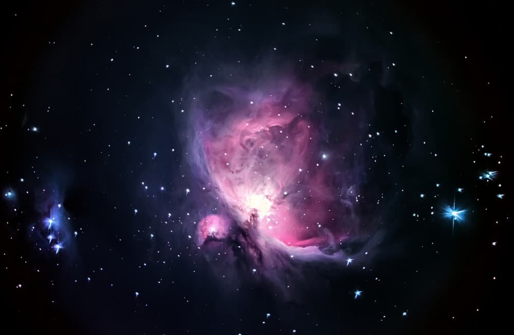 Vibrant Space Nebula by Andrea Auf dem Brinke — canvas wall art