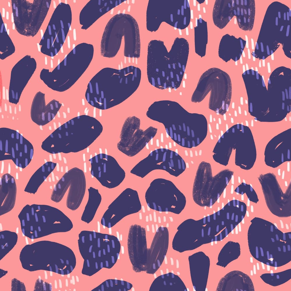 Playful Abstract Pattern by Charlotte Trudgett — canvas wall art