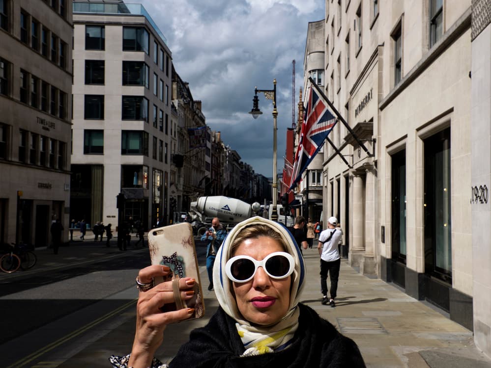 Stylish Street Selfie by Lorenzo Grifantini — canvas wall art