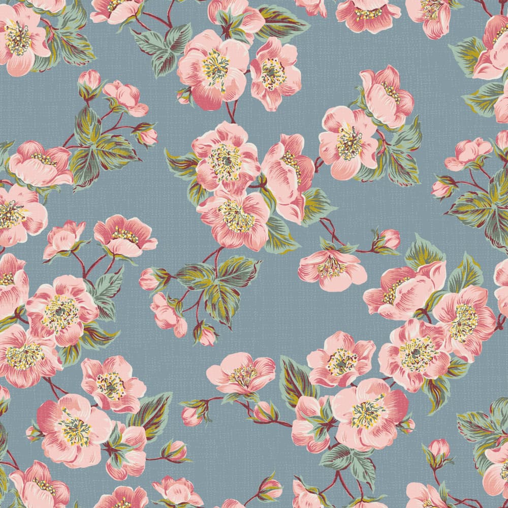 Vintage Floral Blooms by Alexandra Weise — canvas wall art