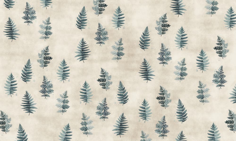 Delicate Fern Pattern by Rosana Laiz Blursbyai — canvas wall art